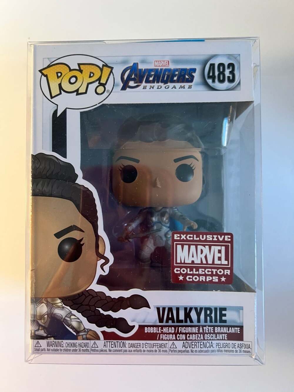 💥Funko POP! Marvel Avengers Endgame Valkyrie #483 Collector Corps Exclusive